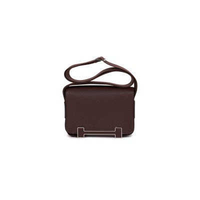 HERMES GETA BAG CHEVRE HARDWARE (20*15*7cm)